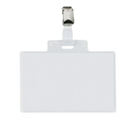 Portanome Pass 4 E clip in metallo 11 x 7 cm Sei Rota conf. 100 pezzi