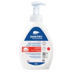 Sapone in mousse Securgerm con antibatterico dispenser 600 ml Sanitec