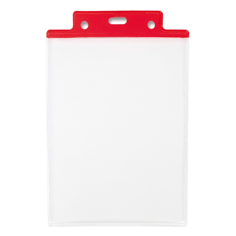 Portanome Pass 6SP 10 x 15 cm (A6) PVC rosso Sei Rota conf. 50 pezzi