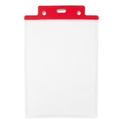 Portanome Pass 6SP 10 x 15 cm (A6) PVC rosso Sei Rota conf. 50 pezzi