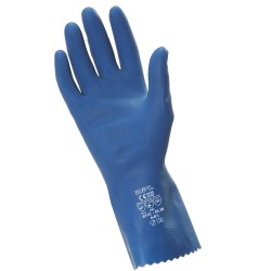 Guanti alimentari MPSB421 in lattice satinato taglia S blu Icoguanti