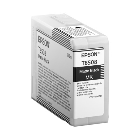 Epson Cartuccia per UltraChrome HD T5808N Nero Matte C13T85080N 80ml