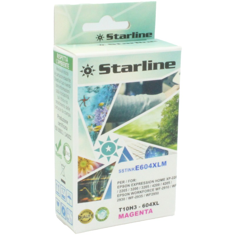 Starline Cartuccia compatibile Ananas 604XL Magenta JNEP604M 350 pag