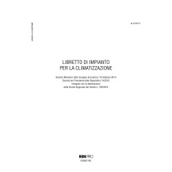 Libretto impianto climatizzazione Veneto 297 x 210mm 48 fogli Edipro