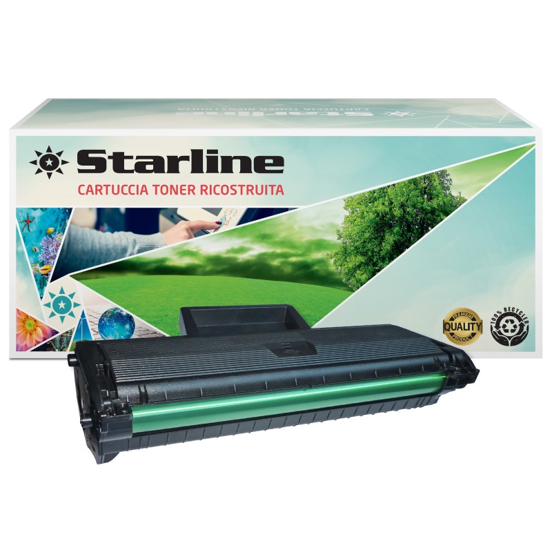 Starline Toner Ricostruito per HP 106A Nero n.106A W1106A 3.000 pag