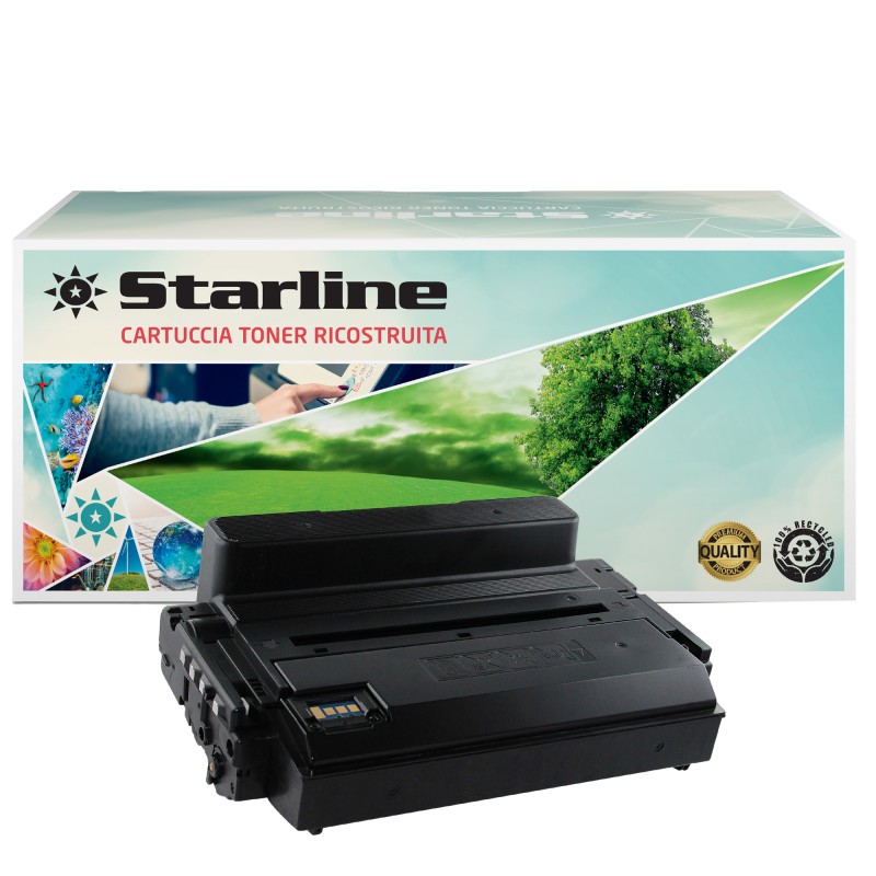 Starline Toner Ricostruito per Samsung Nero mlTD203E/ELS 10.000 pag