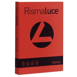 Carta Rismaluce A4 140 gr rosso scarlatto 61 Favini conf. 200 fogli