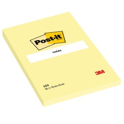 Blocco foglietti 659 102 x 152 mm giallo Canary™ 100 fogli Post it®