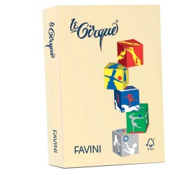 Carta Le Cirque A3 80 gr giallo pastello 100 Favini conf. 500 fogli