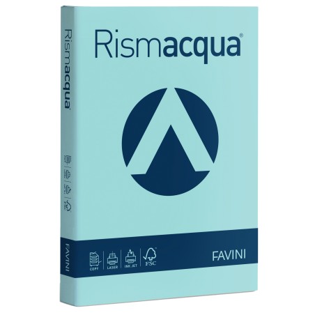 Carta Rismacqua Standard A4 90 gr celeste 08 Favini conf. 300 fogli