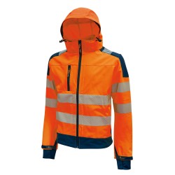 Giacca alta visibilità Softshell Miky taglia XL arancio fluo UPower