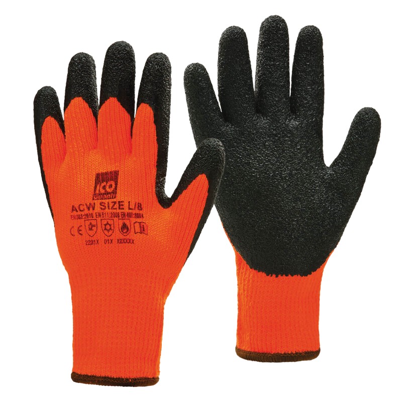 Guanti mechanical Safety Palmpro 161 taglia XXL arancione Icoguanti