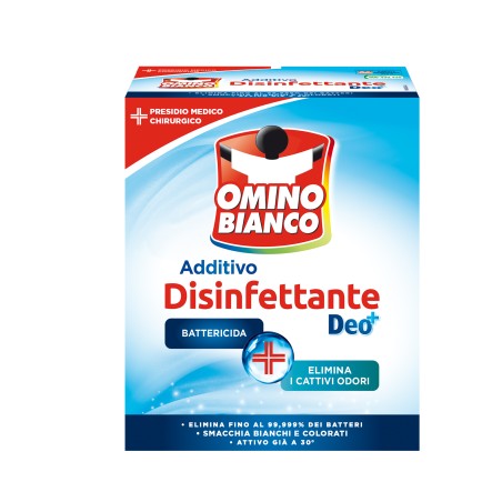 Additivo Omino Bianco disinfettante per tessuti 450 gr Omino Bianco