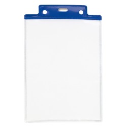 Portanome Pass 6SP 10 x 15 cm (A6) PVC blu Sei Rota conf. 50 pezzi