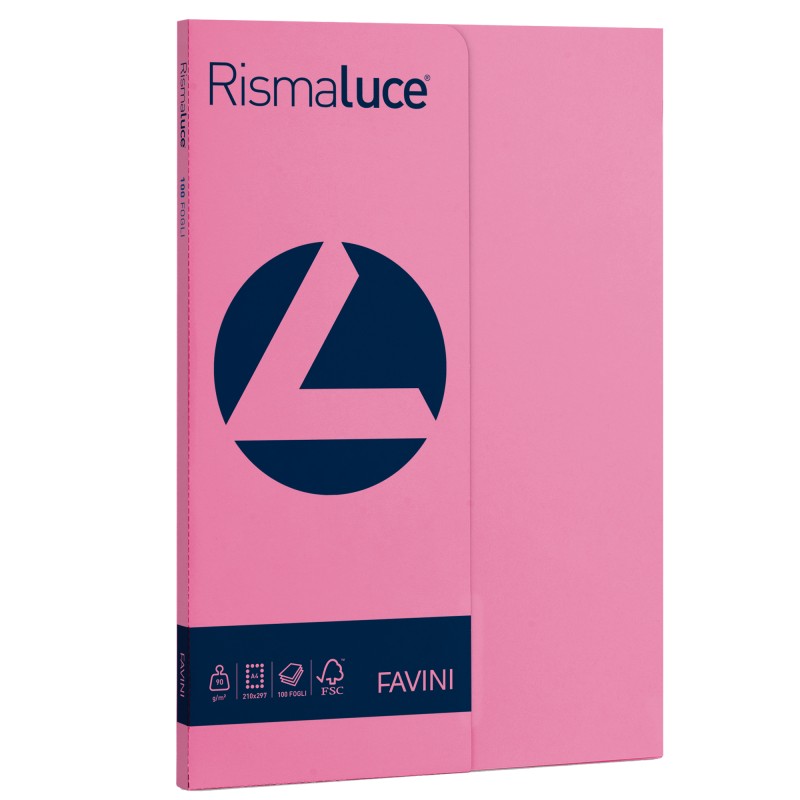 Carta Rismaluce Small A4 90 gr ciclamino 58 Favini conf. 100 fogli