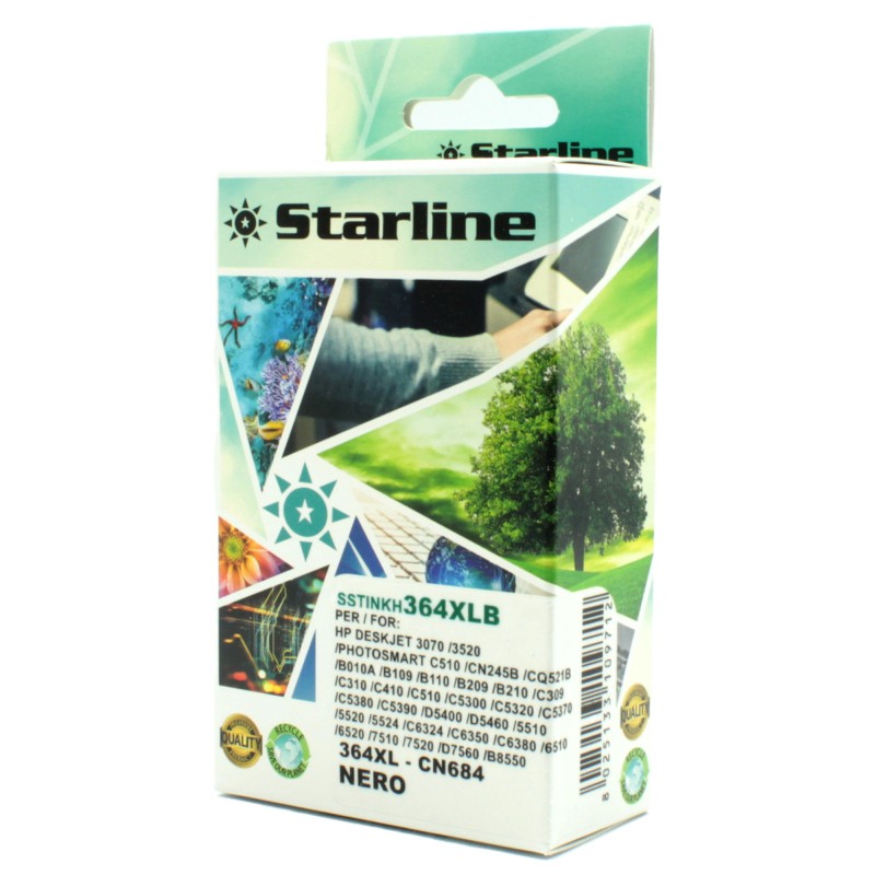 Starline Cartuccia ink Compatibile per HP 364XL Nero CN684E 18