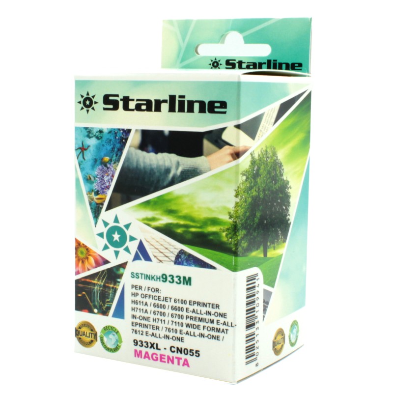 Starline Cartuccia ink Compatibile per HP 933 Magenta CN055AN 14ml