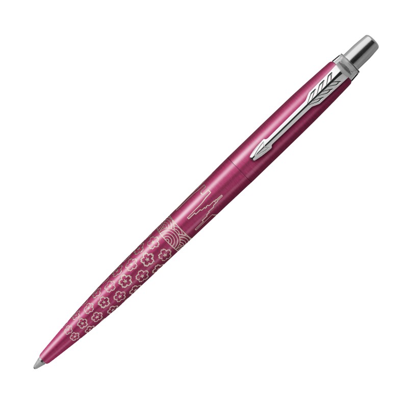 Penna sfera Jotter special edition Tokyo punta M fusto rosa Parker