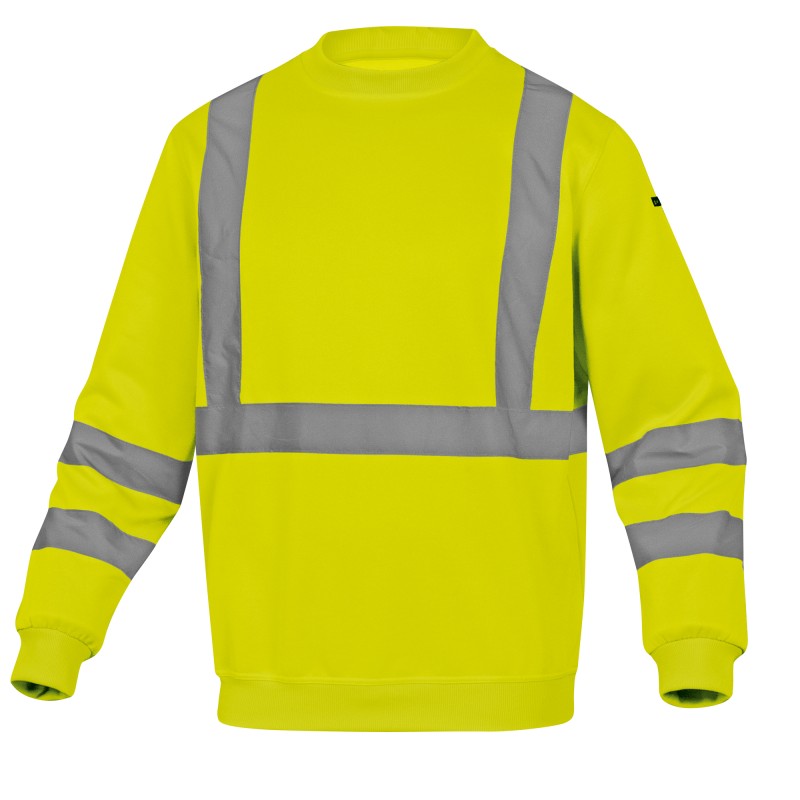 Felpa sportiva Astral alta visibilità tg. XL giallo fluo Deltaplus