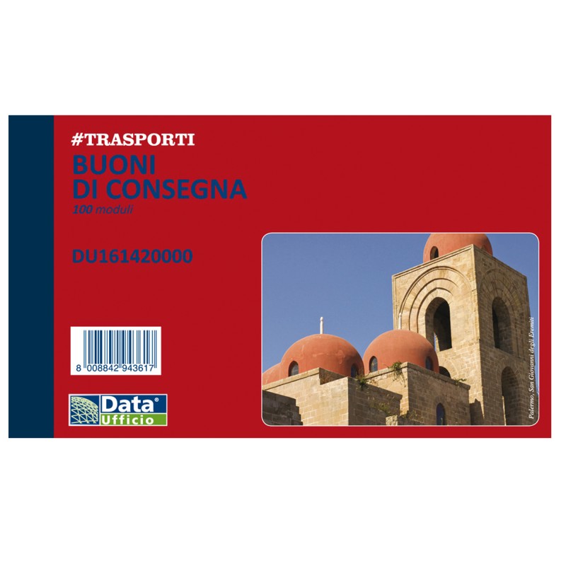 Blocco buoni consegna 100 x 176 mm 100 fg DU161420000 Data Ufficio