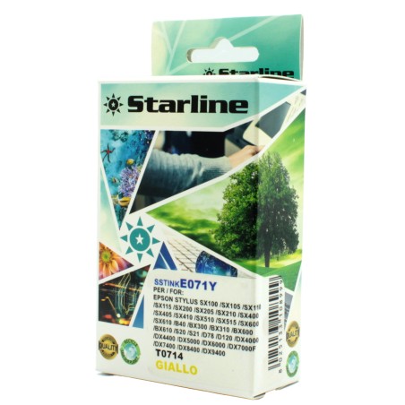 Starline Cartuccia ink per Epson Giallo C13T07144012 T0714 11