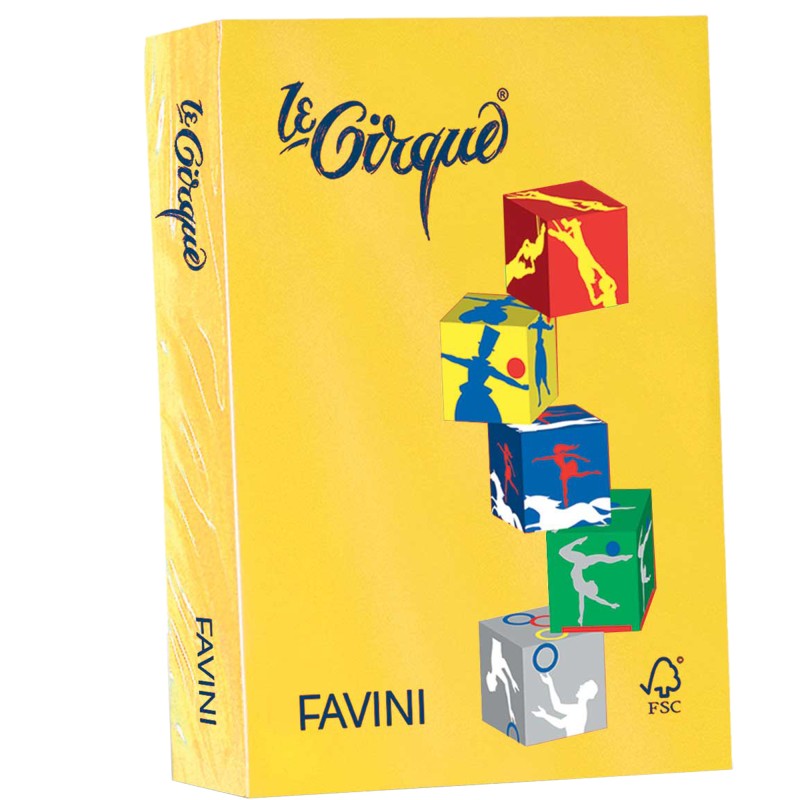 Carta Le Cirque A4 160 gr giallo zolfo 200 Favini conf. 250 fogli