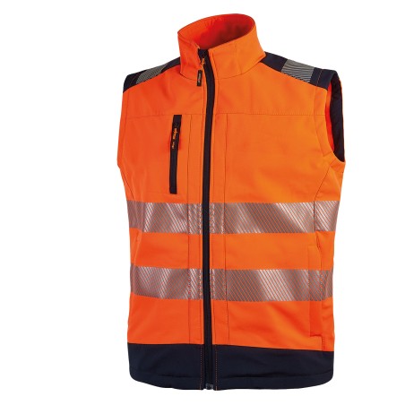 Gilet alta visibiltà Softshell Dany arancio fluo taglia XL UPower