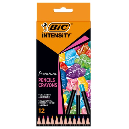 Matita Intensity Wood Premium colori assortiti Bic conf. 12 pezzi