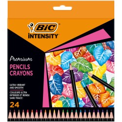 Matita Intensity Wood Premium colori assortiti Bic conf. 24 pezzi