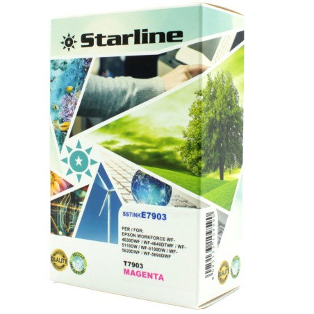 Starline Cartuccia ink per Epson Magenta T7903 C13T79034010 19ml