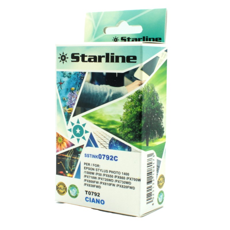 Starline Cartuccia ink per Epson Ciano C13T07924010 T0792 13