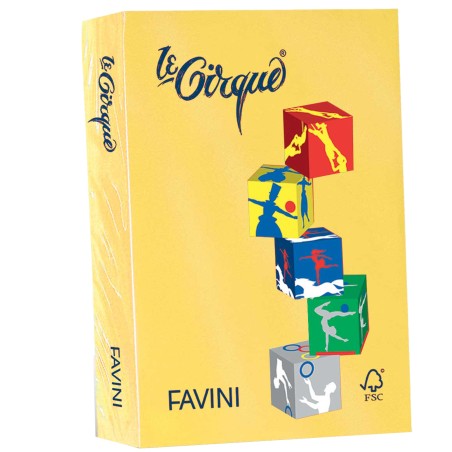 Carta Le Cirque A4 160 gr giallo sole 202 Favini conf. 250 fogli