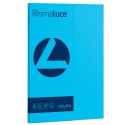 Carta Rismaluce Small A4 200 gr azzurro 55 Favini conf. 50 fogli