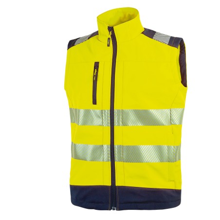 Gilet alta visibiltà Softshell Dany taglia XL giallo fluo UPower