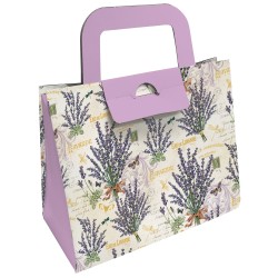 Scatola portaoggetto fantasia Lavanda 27 x 22