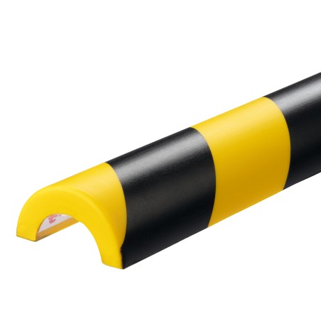 Profilo paracolpi P30 per superfici tubolari giallo/nero Durable