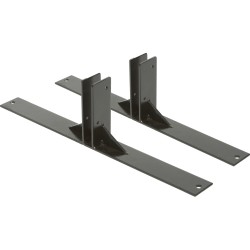 Piedi in metallo nero per lavagne Multiboard Securit set 2 pezzi