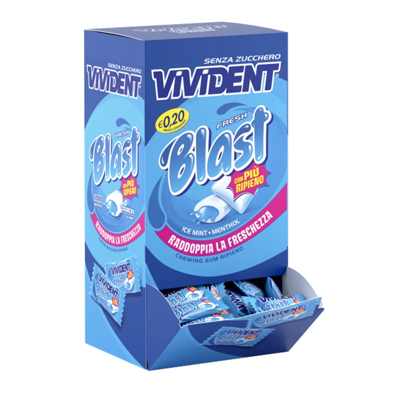 Gomma da masticare Vivident Fresh Blast Perfetti conf. 250 pezzi