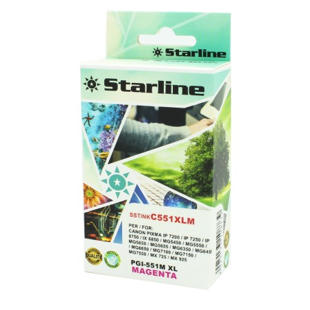 Starline Cartuccia ink per Canon Magenta CLI551M 6445B001 9