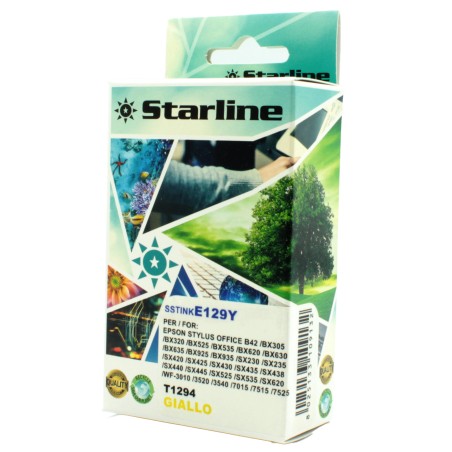 Starline Cartuccia ink per Epson Giallo C13T12944012 T1294 10ml