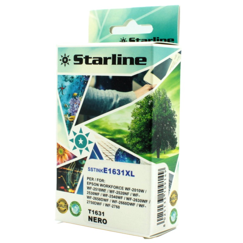 Starline Cartuccia ink per Epson Nero C13T16314012 16XL 14