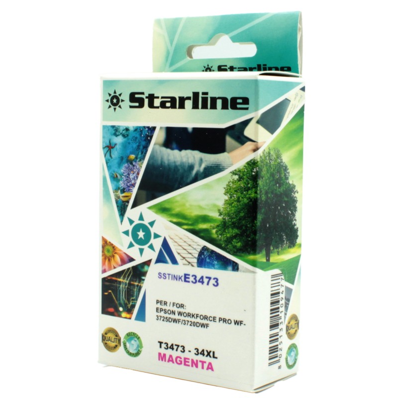 Starline Cartuccia ink per Epson Magenta CT34734010 34XL10