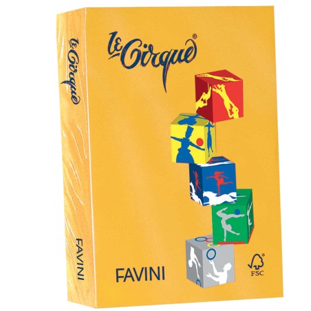 Carta Le Cirque A4 160 gr giallo oro 201 Favini conf. 250 fogli