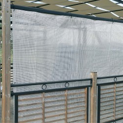 Telo occhiellato per coperture 2 x 3 m PE/rafia bianco Verdemax