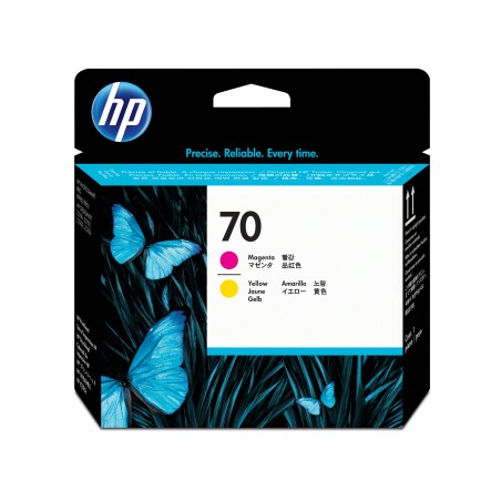 Hp Testina di stampa originale 70 Magenta / Giallo C9406A 130ml