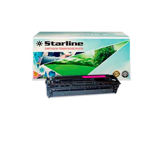 Starline Toner Ricostruito per HP 128A Magenta CE323A 1.300 pag