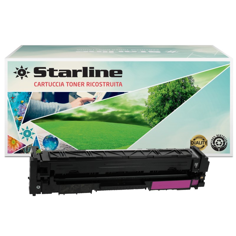 Starline Toner Ricostruito per HP 205A Magenta HPCF533A 900 pag