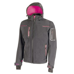 Giacca Softshell donna Space Lady taglia M grigio/fucsia Upower