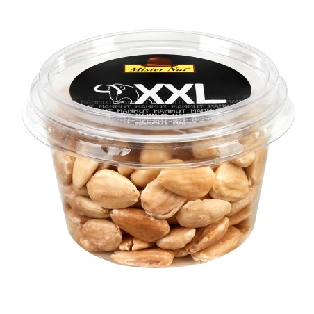 Mandorle pelate tostate e salate in bicchiere 120 gr Mister Nut