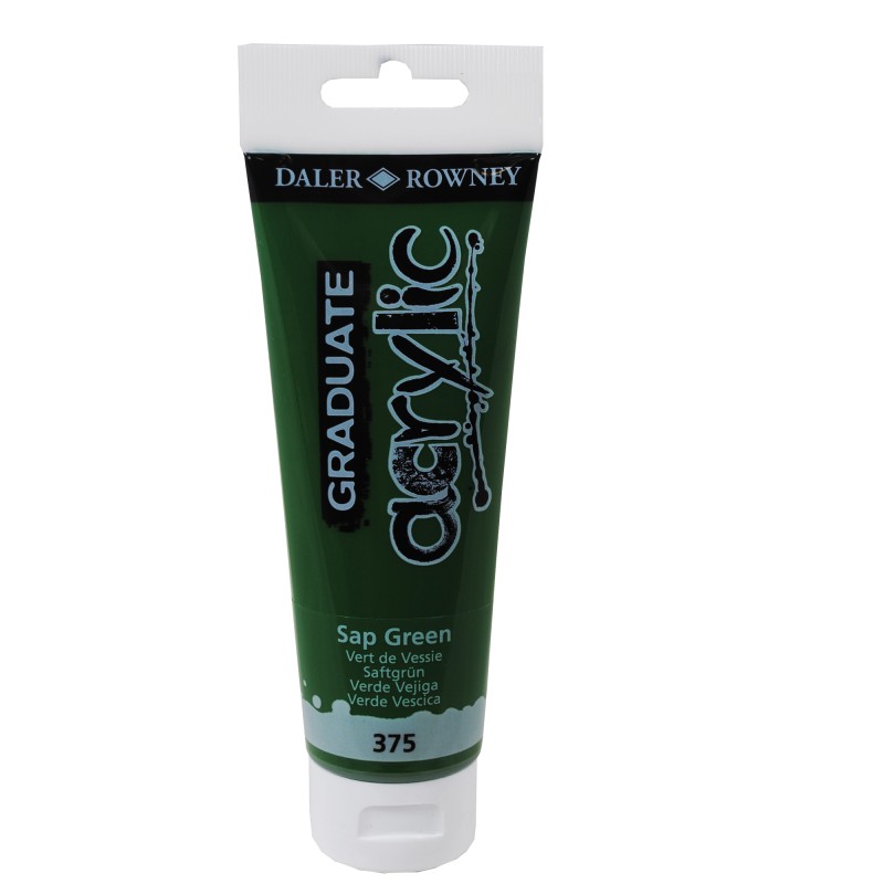 Colore acrilico fine Graduate 120 ml verde vescica Daler Rowney